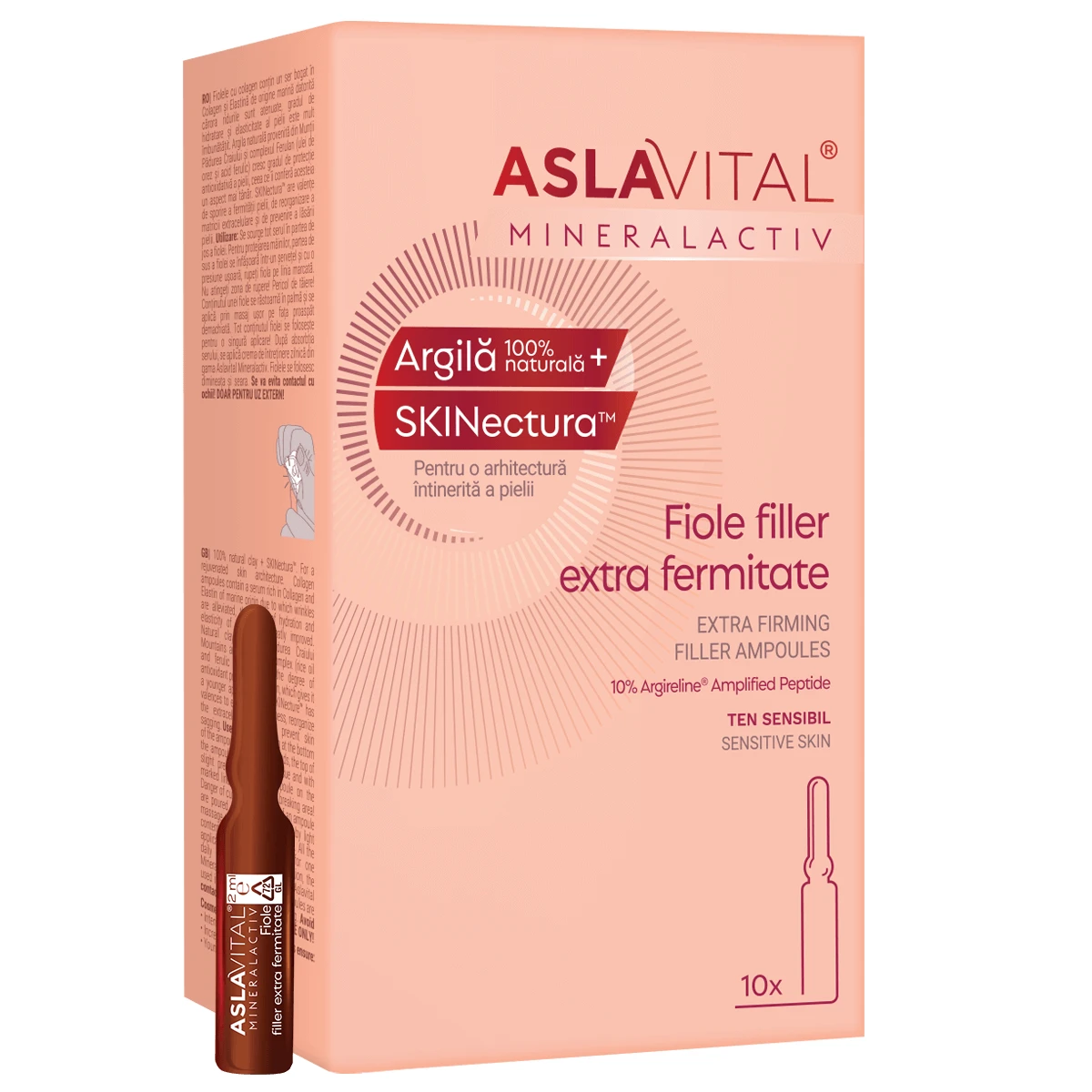 MineralActiv Extra Verstevigende Vulflacons, 10 x 2 ml, Aslavital