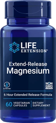 Magnesium verlengde afgifte 60 plantaardige capsules Life Extension