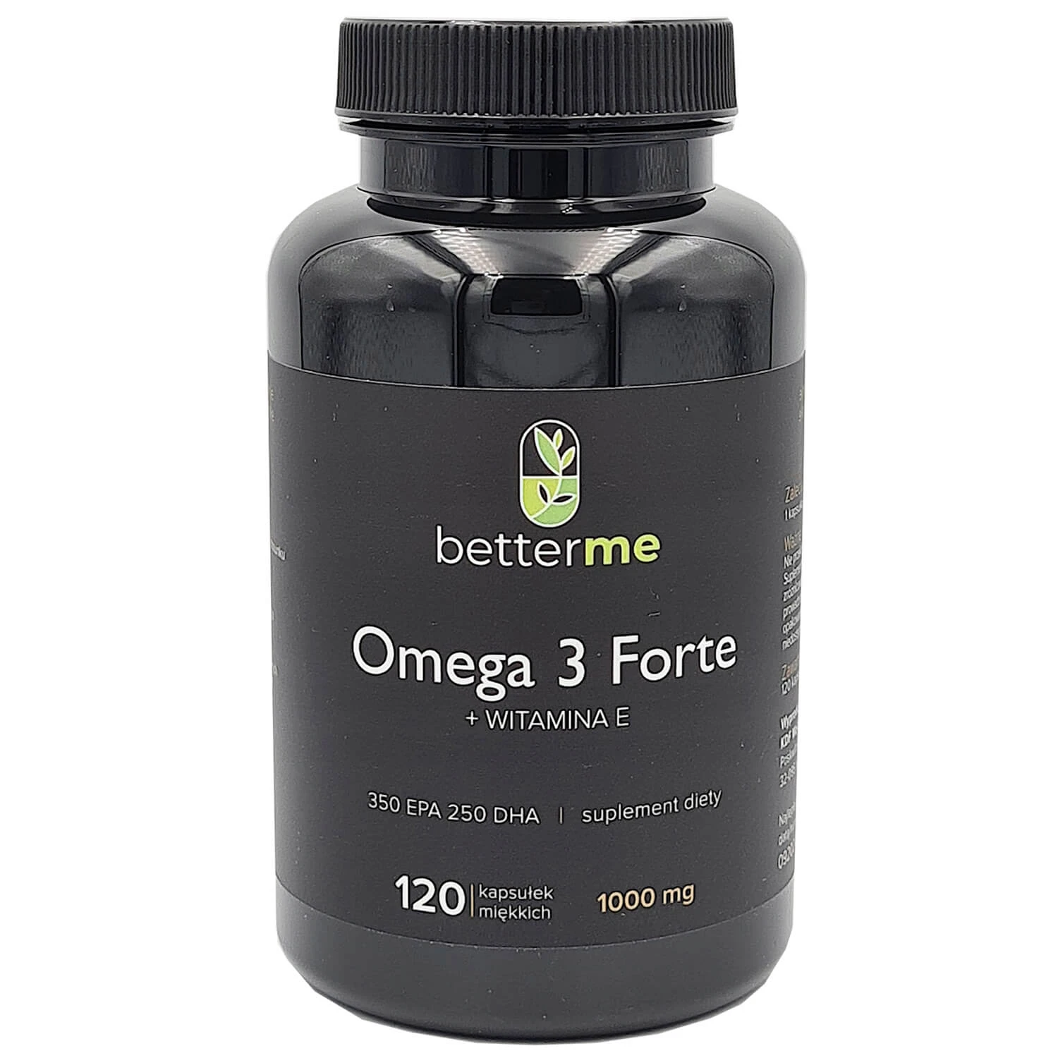 BetterMe Omega 3 Forte + vitamine E, 120 capsules