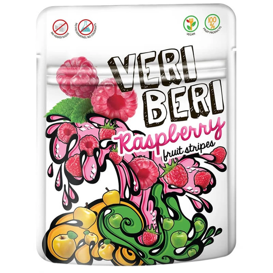 Veri Beri, gelatine al gusto di lampone, 50 g