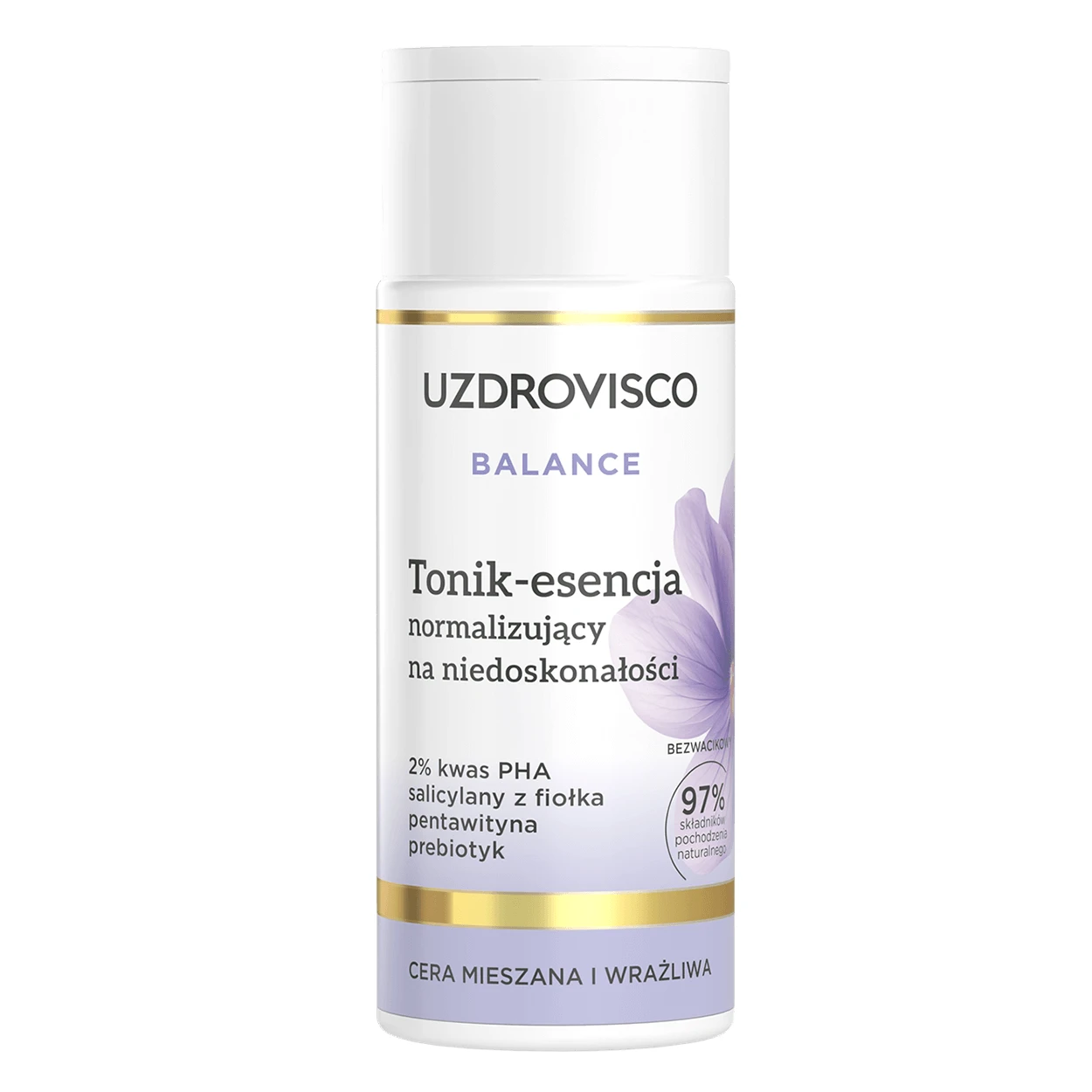 Uzdrovisco Balance, normaliserende tonic-essence voor onvolkomenheden, 150 ml
