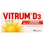 Vitrum D3 Forte, vitamine D 2000 IE, 60 capsules