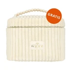 Set Nuxe Nuxuriance Gold, balsam de ochi iluminator, piele uscată, 2 x 15 ml + geantă cosmetică gratuită