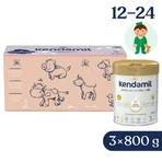 Kendamil Premium 3 HMO+ Set, Junior Milch, nach 12 Monaten, 3 x 800 g
