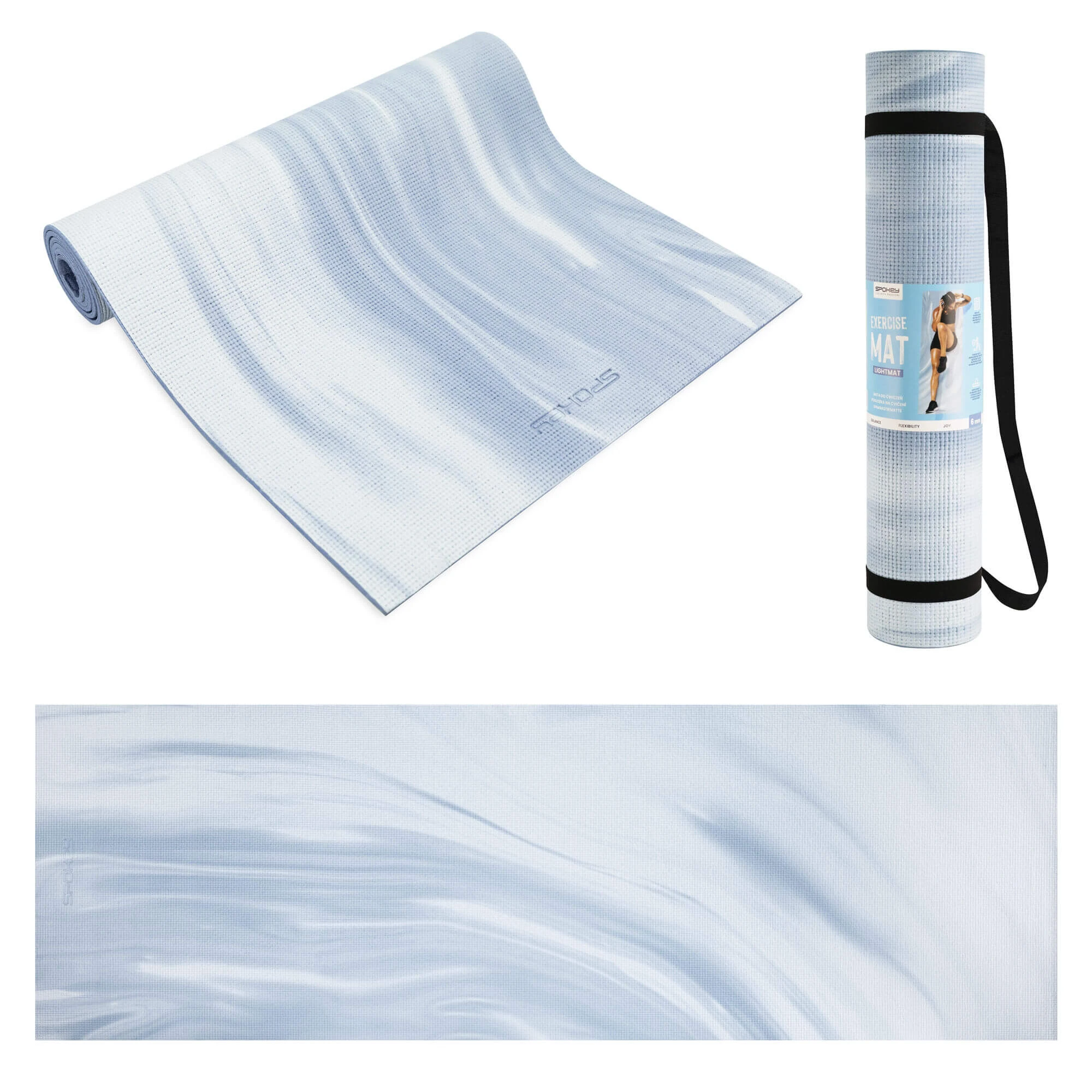 Spokey Lightmat, oefenmat, antislip, blauw, 1 stuk