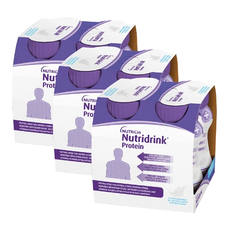 Nutridrink Eiwitkit, voedingspreparaat, neutrale smaak, 12 x 125 ml