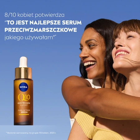 Nivea Q10 Antirughe Expert, siero viso a doppia attività, 30 ml