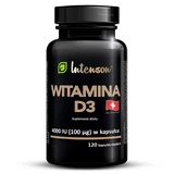 Intenson Vitamine D3 4000 IE, 120 softgel capsules