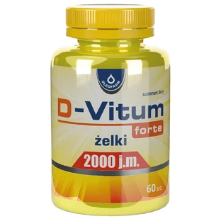 D-Vitum Forte 2000 IU, Gelee-Rollen, 60 Stück