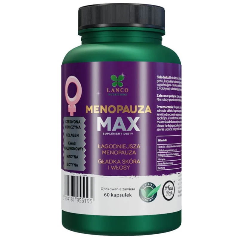 Lanco Nutritions Menopause Max, 60 capsules