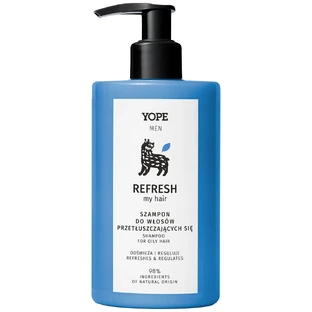 Yope Men Refresh My Hair, șampon pentru păr gras, 300 ml