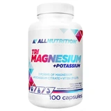 Allnutrition Tri Magnesium + Kalium, magnesium + kalium + vitamine B6, 100 capsules