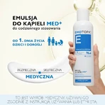 Emotopic, med+ bath emulsion from day 1, dry and atopic skin, 400 ml