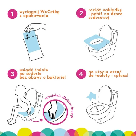 WuCetki, bandejas de papel higiénico desechables con bordes cómodos XXL para niños y adultos, 10 unidades