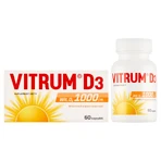 Vitrum D3, vitamin D 1000 IU, 60 capsules