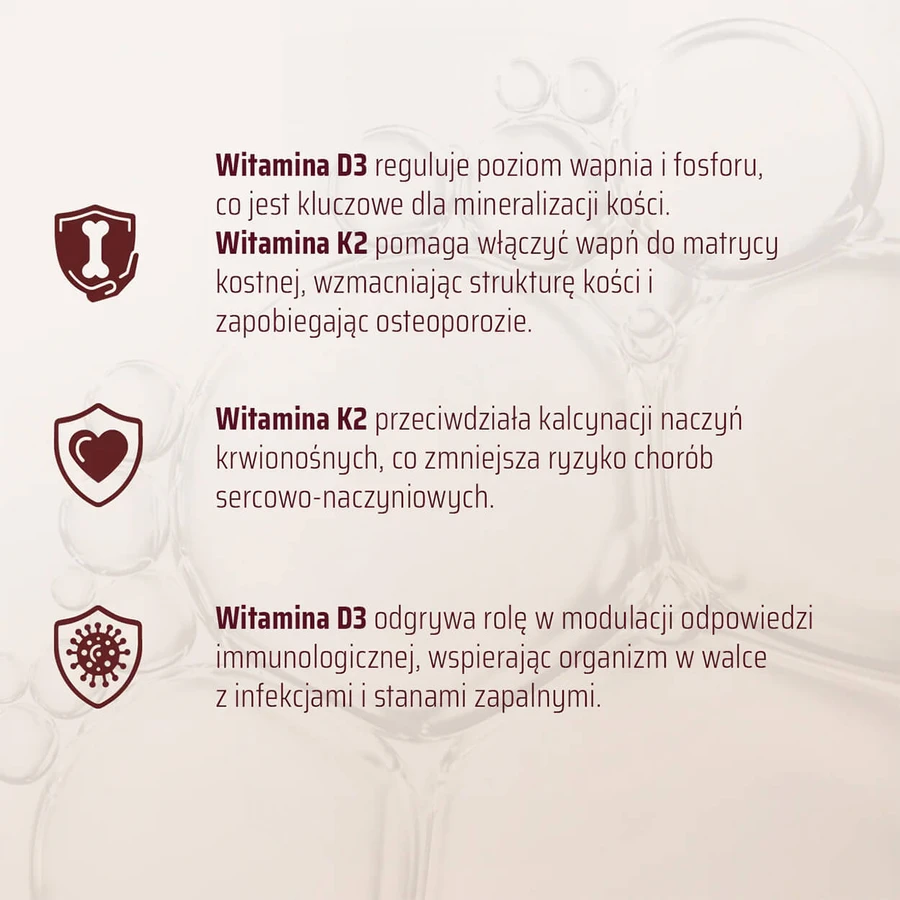 Intenson Vitamina D3 + K2, 120 cápsulas de gelatina blanda