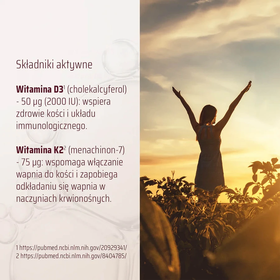 Intenson Vitamina D3 + K2, 120 cápsulas de gelatina blanda