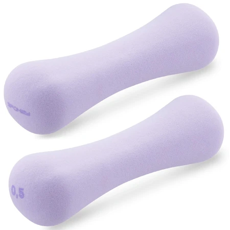 Spokey Bone, dumbbells, purple, 0.5 kg, 2 pieces