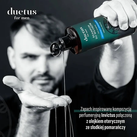 Duetus For Men, moisturizing hair shampoo, 300 ml