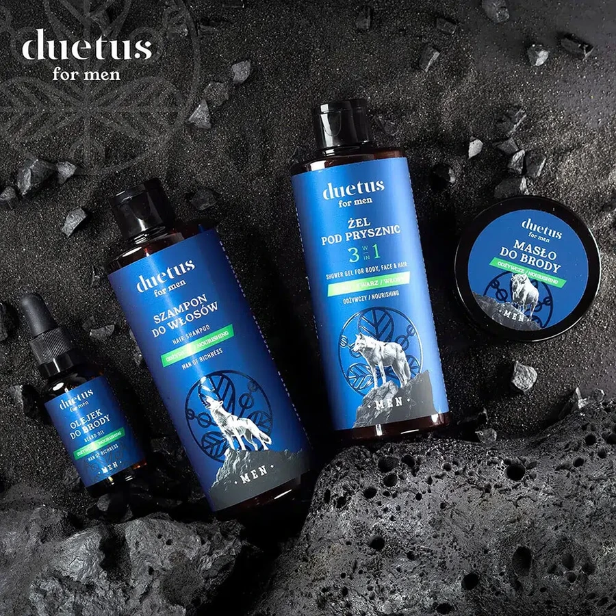 Duetus For Men, voedende 3-in-1 douchegel, 300 ml