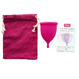 Pink, menstrual cup, size S, 1 piece
