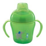 Transition cup, Green, 200 ml, +6 months, Dodie