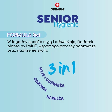 Opharm Senior Hygiënische 3in1 set, vochtige doekjes, 4 x 72 stuks