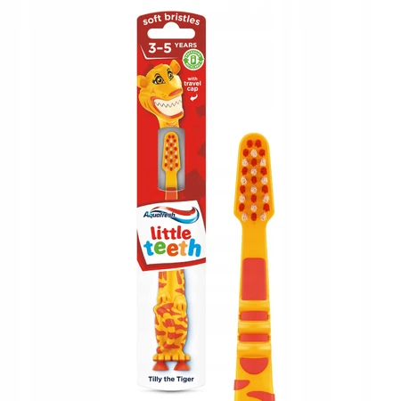 Aquafresh Little Teeth, brosse à dents pour enfants, 3-5 ans, souple, 1 pièce