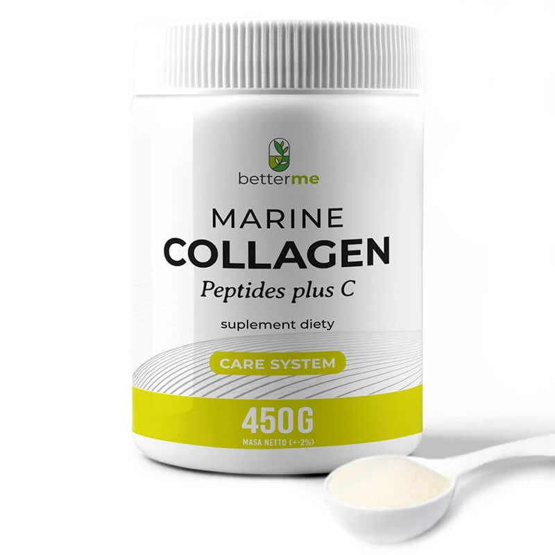 BetterMe Marine Collageen Peptiden plus C, neutrale smaak, 450 g