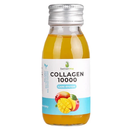 BetterMe Collageen 10000, shot, mangosmaak, 60 ml x 30 st