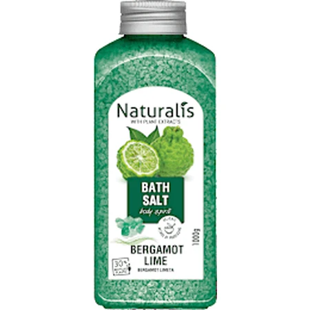 Naturalis Badesalz Bergamotte & Limette, 1 kg