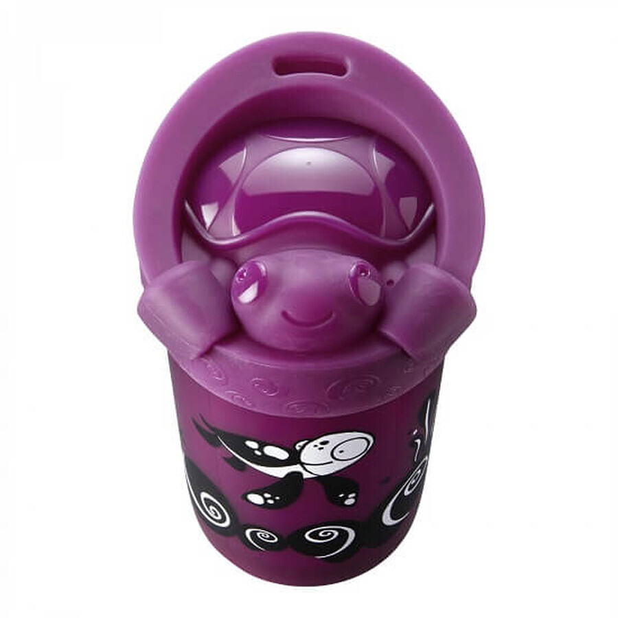 Purple No Knock Large Turtle Lid Mug, 18 months+, 300 ml, Tommee Tippee