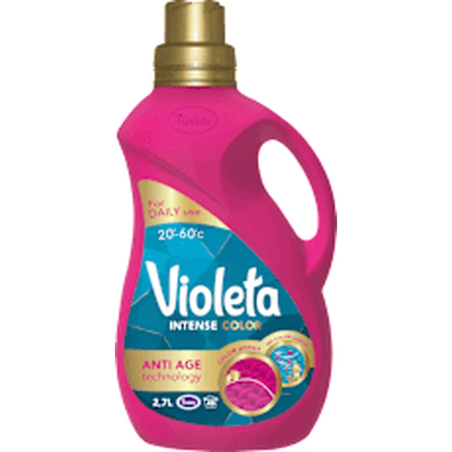 Violet Liquid Laundry detergent Color 49 washes, 2.7 l