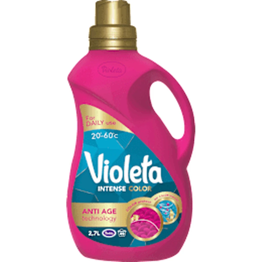 Violet Liquid Laundry detergent Color 49 washes, 2.7 l