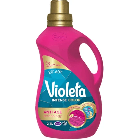 Violet Liquid Laundry detergent Color 49 washes, 2.7 l