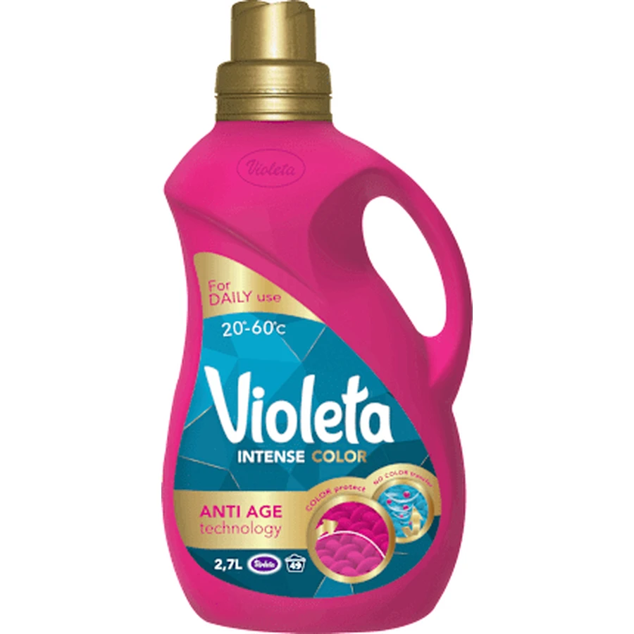 Violet Liquid Laundry detergent Color 49 washes, 2.7 l