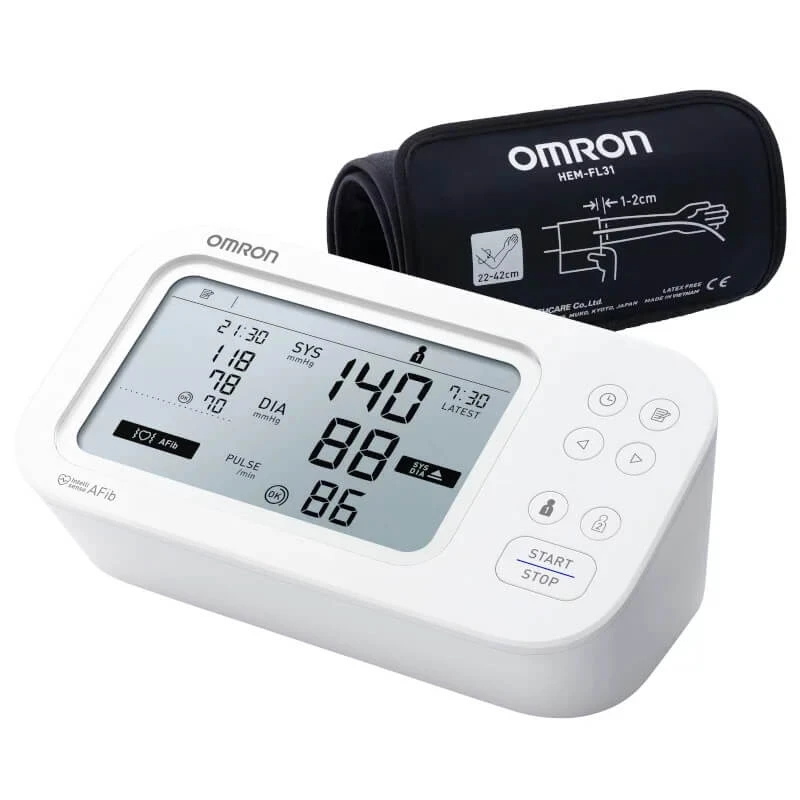 Omron M-6 Comfort Afib, automatische bloeddrukmeter, bovenarm