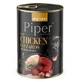 Vochtige voeding voor puppy's en jonge honden met pipote en rode biet, 400 g, Piper