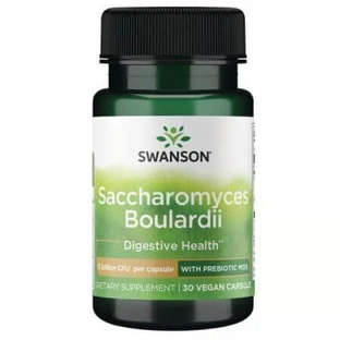Saccharomyces Boulardii avec prébiotique MOS, 30 gélules, Swanson