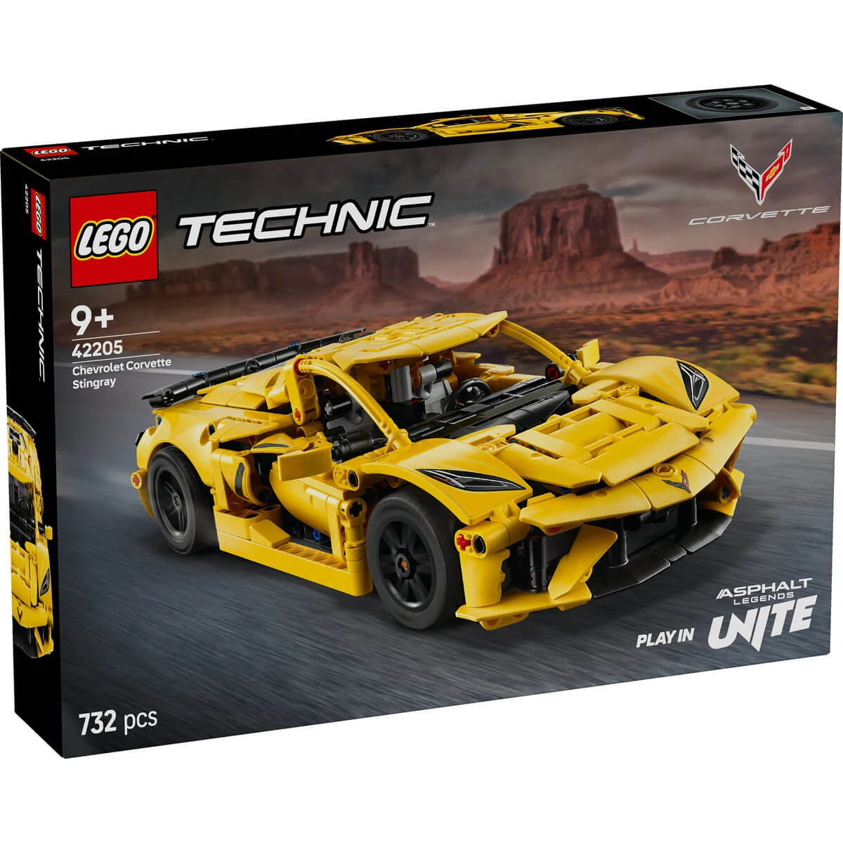 Chevrolet Corvette Stingray Technic, + 9 jaar, 42205, Lego