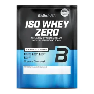 Black Biscuit Iso Whey Zero protein powder, 25 g, BiotechUSA