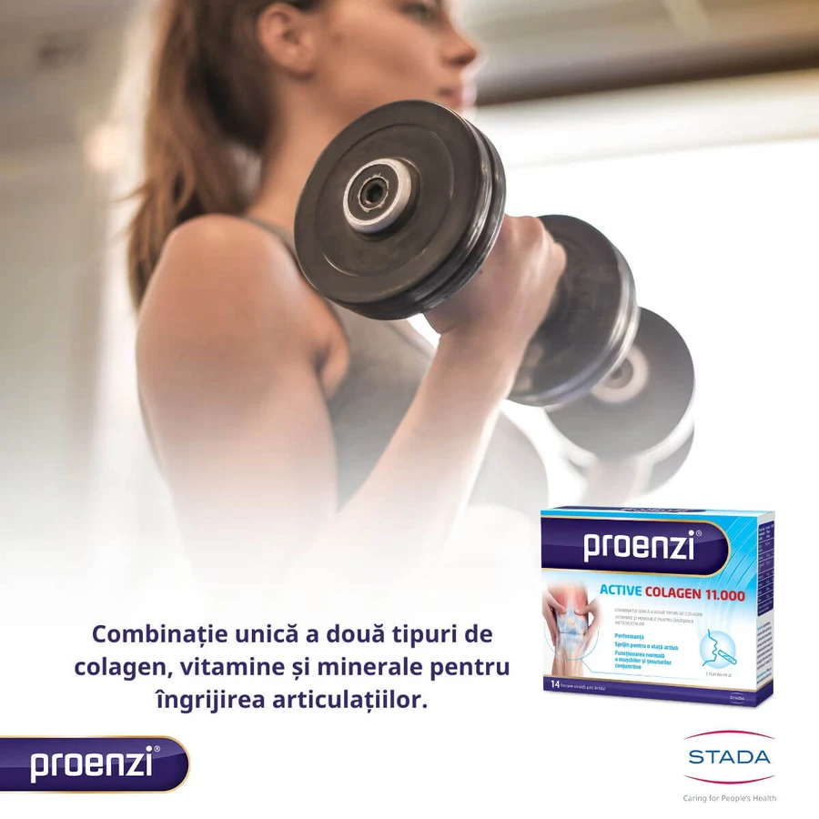 Proenzi Actief Collageen 11.000, 14 injectieflacons voor eenmalig gebruik, Walmark