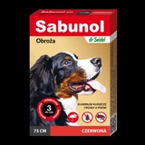 Rode antiparasitaire halsband voor honden 25-50 kg Gpi, 75 cm, 1 stuk, Sabunol