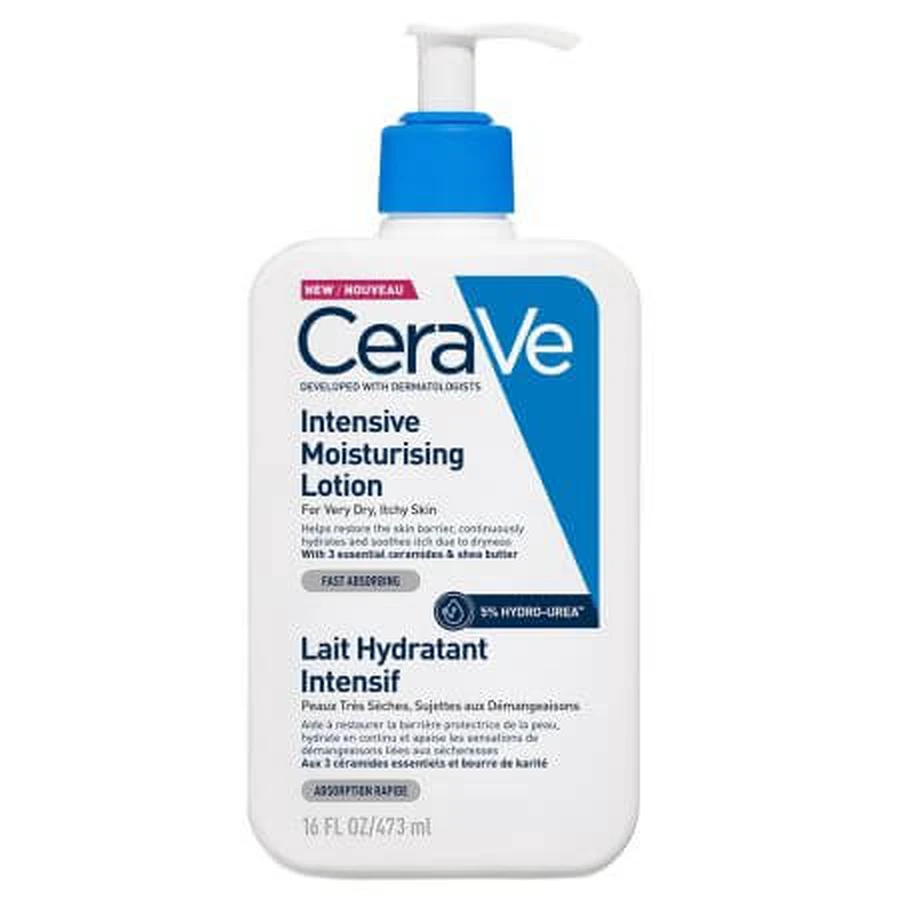 Intens hydraterende gezichts- en bodylotion, 473 ml, CeraVe