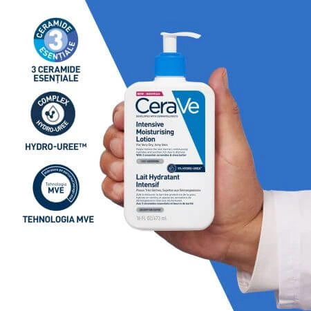 Intens hydraterende gezichts- en bodylotion, 473 ml, CeraVe