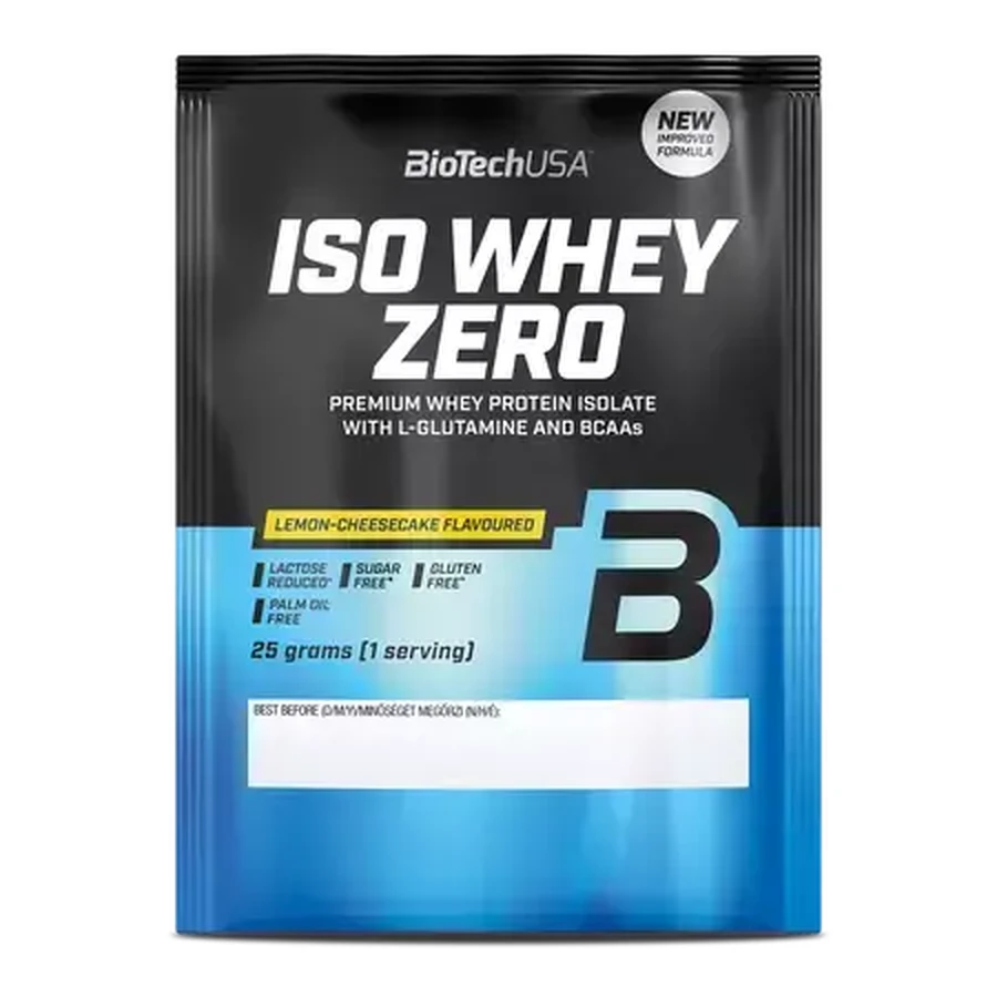 Protein powder Lemon Cheesecake Iso Whey Zero, 25 g, BiotechUSA