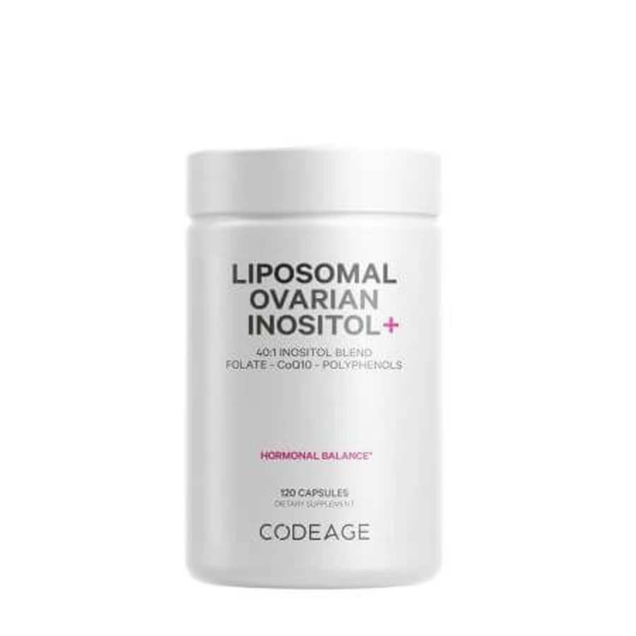 Inositol+ Eierstock-Liposomale Kodierung, 120 Kapseln, GNC