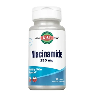 Niacinamida, 250 mg, 100 comprimidos, Secom