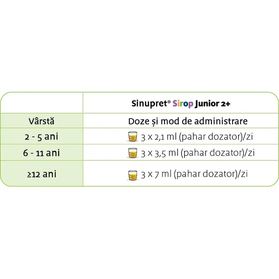 Sinupret Junior Sirup 2+, 100 ml, Bionorica