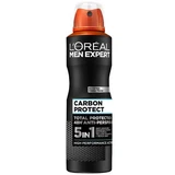 Spray anti-transpirant pour hommes Carbon Protect Men Expert, 150 ml, LOreal